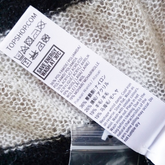 ⚡️SALE! BNWT mohair wool vertical stripe cardigan - Picture 12 of 12